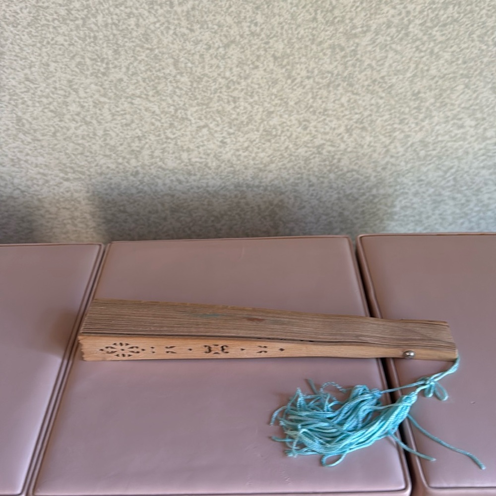 Japanese bamboo fan